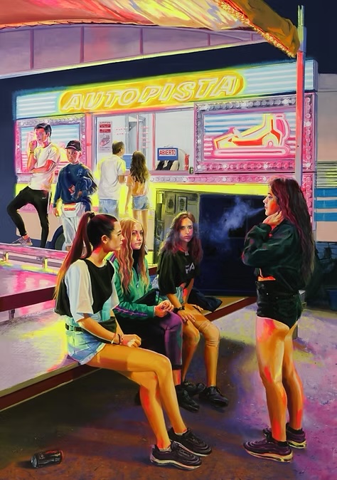 Rocío Guerrero - Diana cazadora y sus ninfas, 2022.